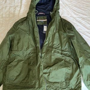Tommy Hilfiger zip up rain coat